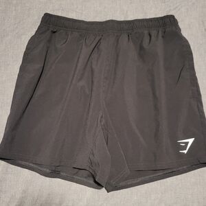 Men's Black Gym Shorts 5in